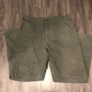 Carhartt Flannel Lined Washed Duck Dungaree